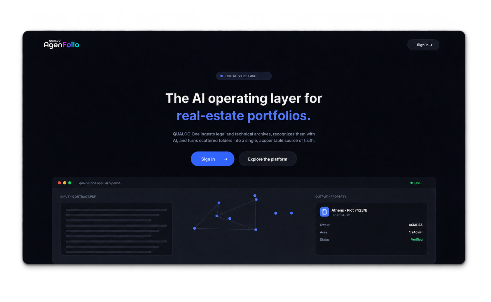 Home page – AgenFolio